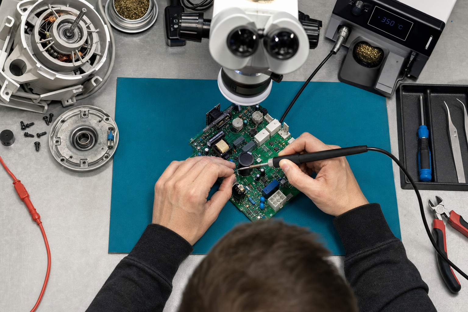 Atölye — elektronik kart hassas onarımı